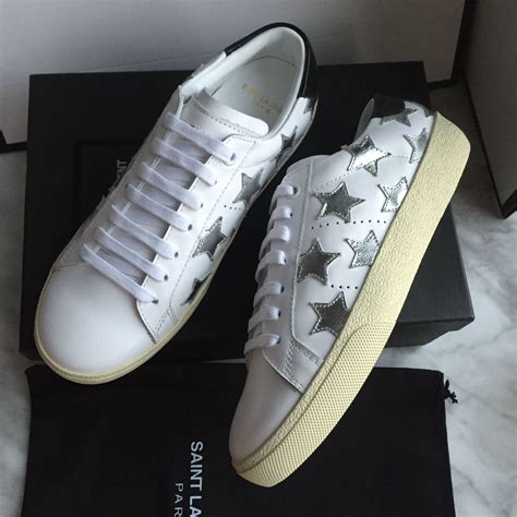 sneakers ysl donna|saint laurent white sneakers women's.